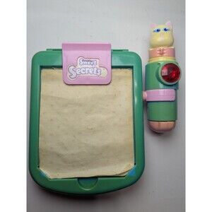 Vintage Galoob Sweet Secrets Let’s Write Pens N Friends Kitty Playset